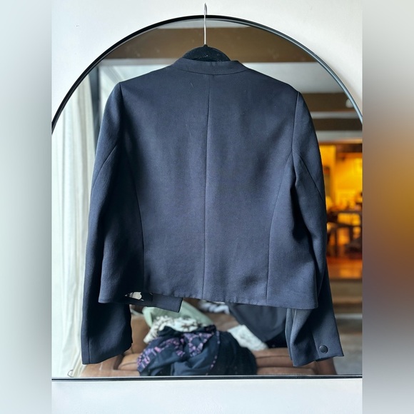 CARTONNIER by Anthropologie | blazer with floral lining | size us 4 - Picture 7 of 7